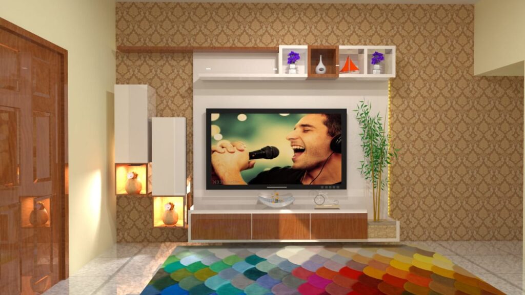 3-D View- Living Room